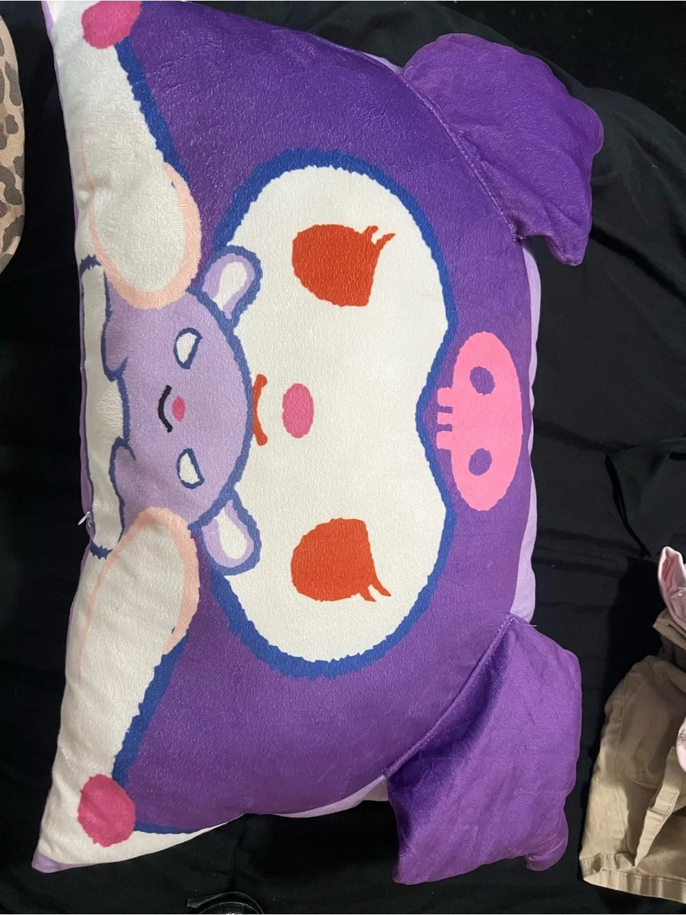 Kuromi Purple Plush Pillow